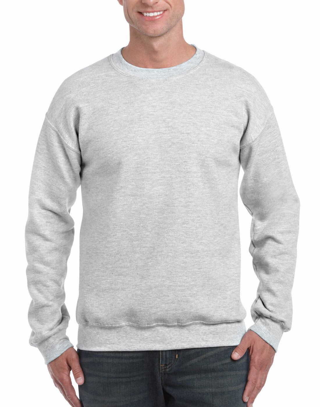 Gildan Dryblend Adult Crew Neck Sweatshirt - Ash