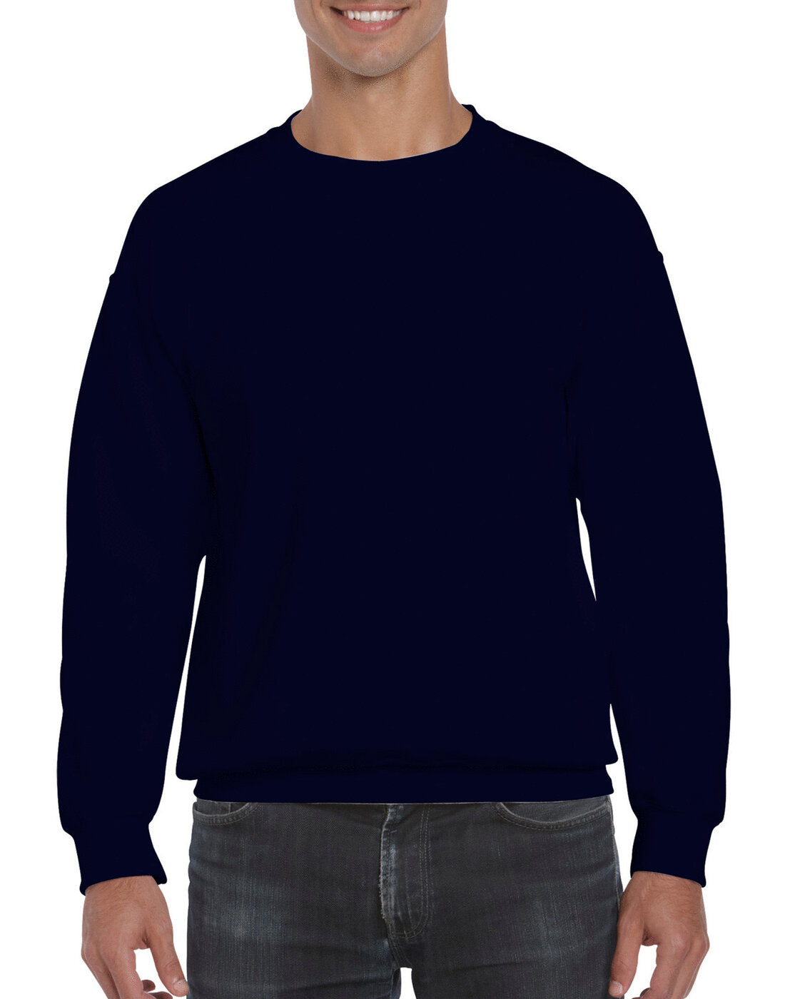 Gildan Dryblend Adult Crew Neck Sweatshirt - Navy