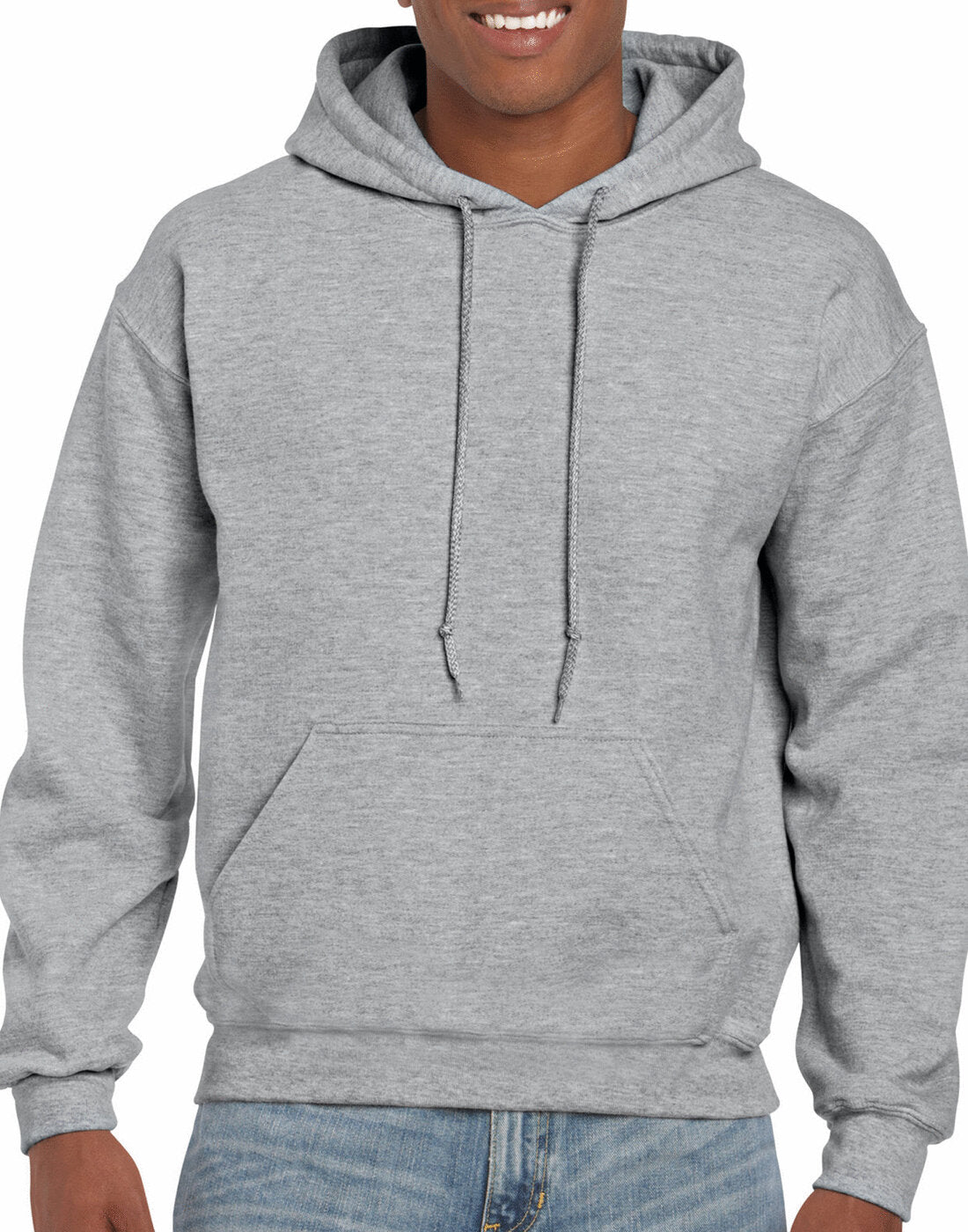 Gildan Dryblend Adult Hooded Sweatshirt - Sports Grey