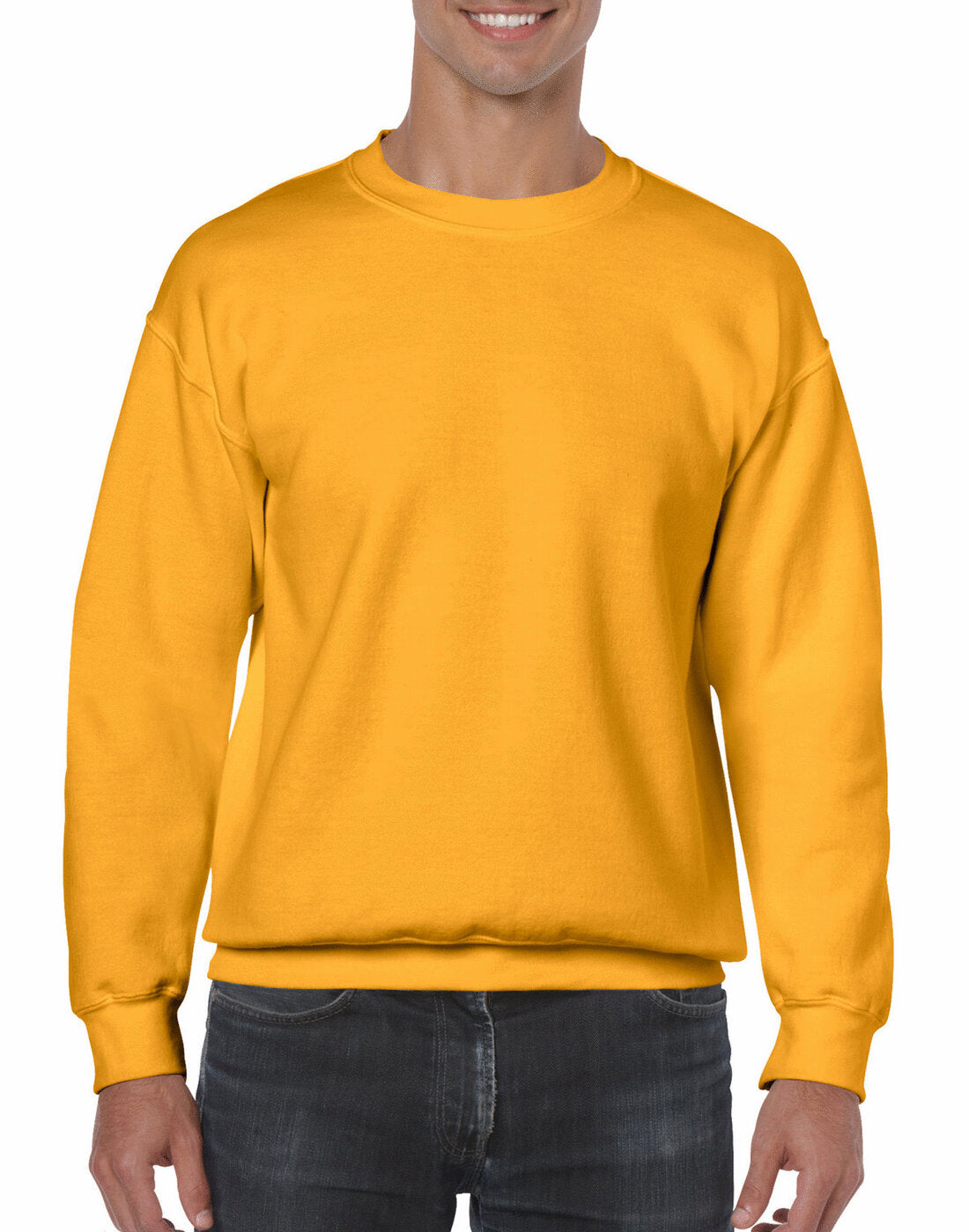 Gildan Heavyblend Adult Crew Neck Sweat - Gold