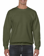 Gildan Heavyblend Adult Crew Neck Sweat - Military Green