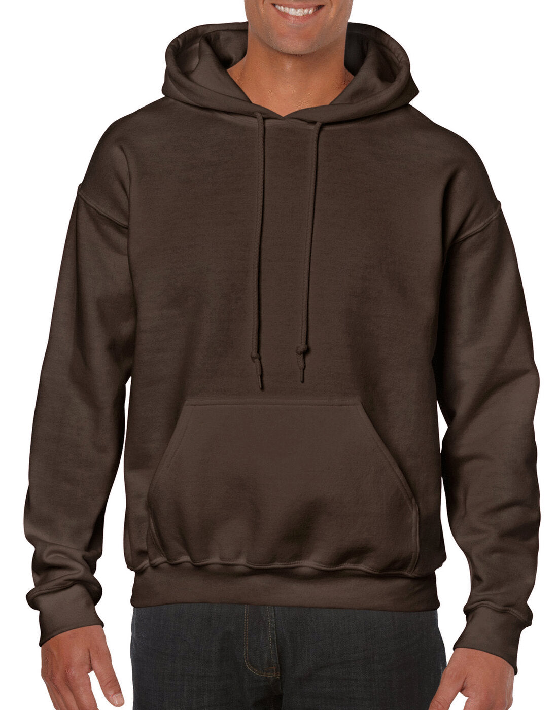Gildan Heavy Blend Hooded Sweatshirt - Dark Chocolate