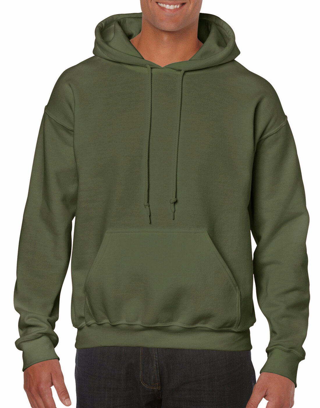 Gildan Heavy Blend Hooded Sweatshirt - Military Green