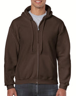 Gildan Adult Heavy Blend Full Zip Hooded Sweatshirt - GD58 - thumbnail 7