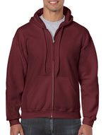 Gildan Adult Heavy Blend Full Zip Hooded Sweatshirt - GD58 - thumbnail 12