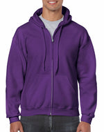 Gildan Adult Heavy Blend Full Zip Hooded Sweatshirt - GD58 - thumbnail 15