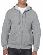 Gildan Adult Heavy Blend Full Zip Hooded Sweatshirt - GD58 - thumbnail 2