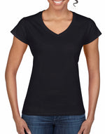 Gildan Ladies Softstyle V-Neck T-Shirt - thumbnail 5