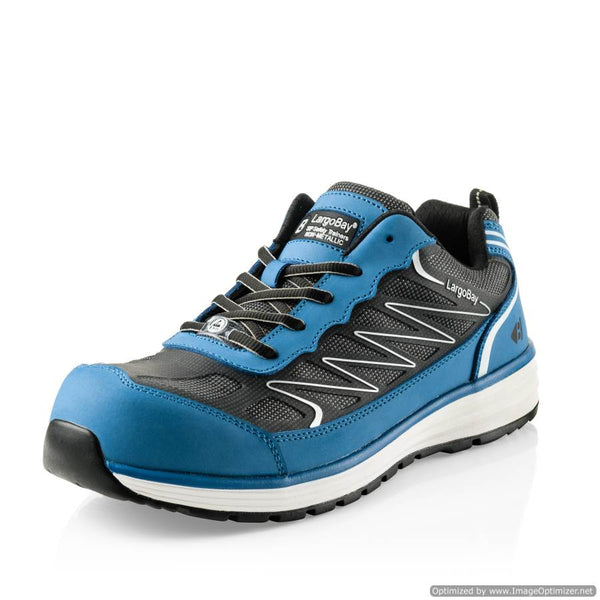 GUYZ Buckbootz Tradez S1 P HRO SRC Blue Safety Lace Trainer
