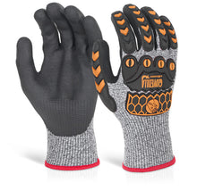 Glovezilla Range Glovezilla Nitrile Palm Coated Glove Grey Lge