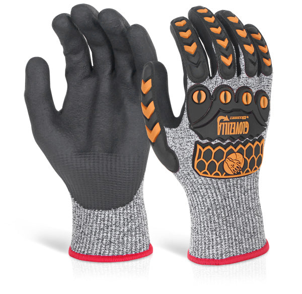 Glovezilla Beeswift Nitrile Palm Coated Gloves