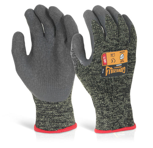 Glovezilla Range Glovezilla Latex Palm Coated Glove Green Lge