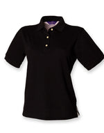 Henbury Ladies Classic Cotton Pique Polo Shirt - thumbnail 5