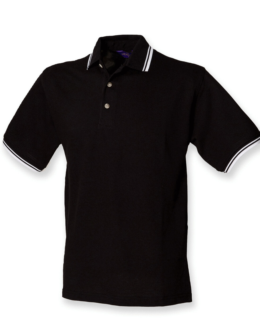 Henbury Double Tipped Pique Polo Shirt