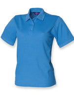 Henbury Ladies 65/35 Classic Polo Shirt - thumbnail 2