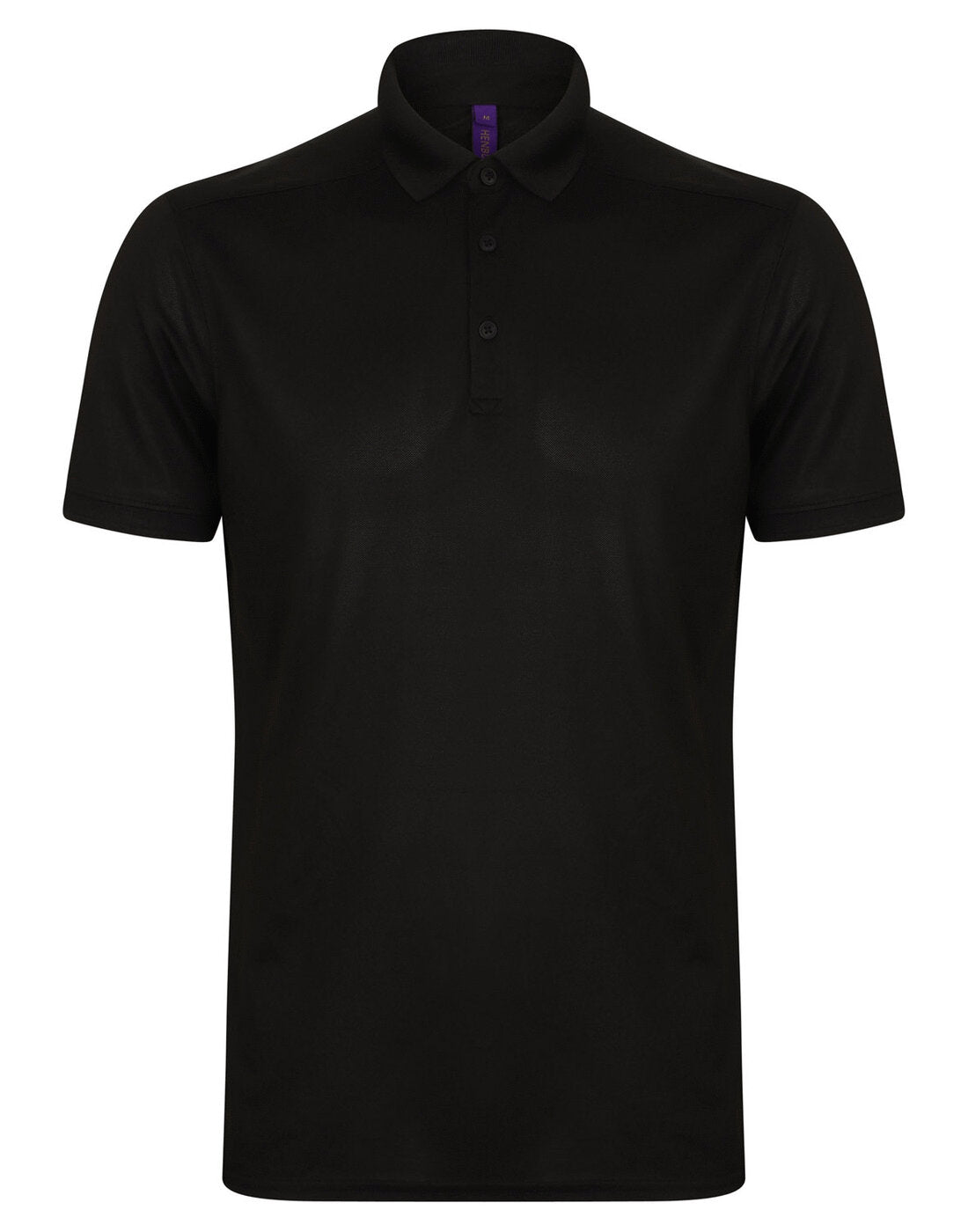 Henbury Mens Slim Fit Stretch Polo Wick Finish