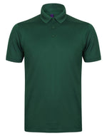 Henbury Mens Slim Fit Stretch Polo Wick Finish - thumbnail 2