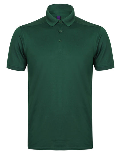 Henbury Mens Slim Fit Stretch Polo Wick Finish