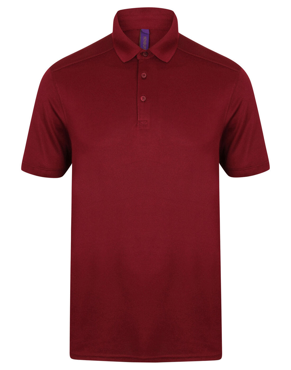 Henbury Mens Slim Fit Stretch Polo Wick Finish