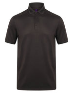 Henbury Mens Slim Fit Stretch Polo Wick Finish - thumbnail 9