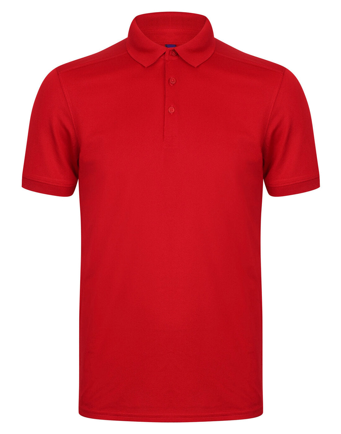 Henbury Mens Slim Fit Stretch Polo Wick Finish