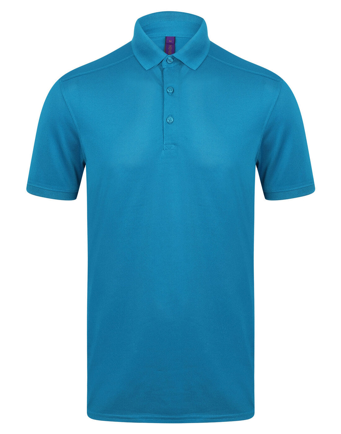 Henbury Mens Slim Fit Stretch Polo Wick Finish