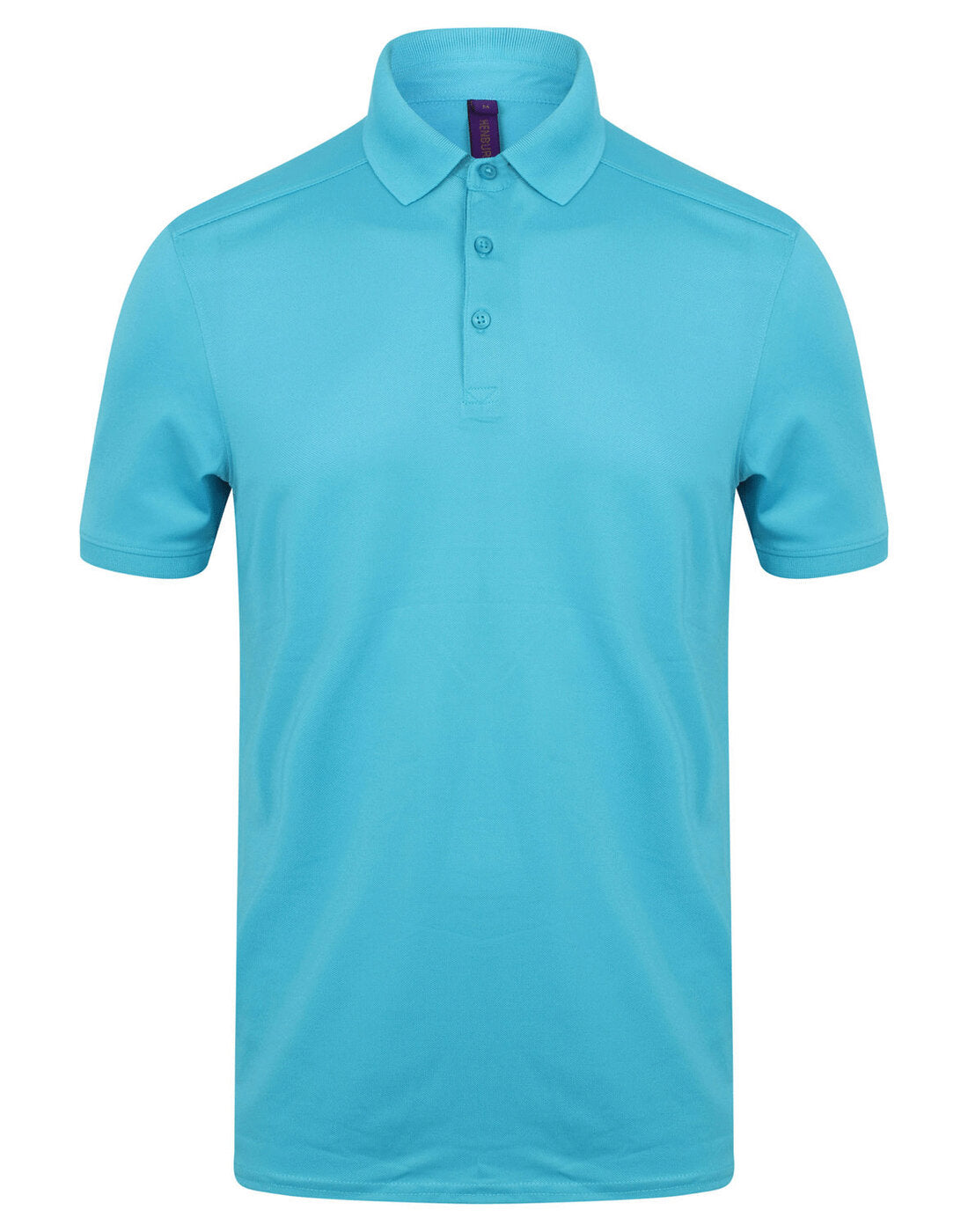 Henbury Mens Slim Fit Stretch Polo Wick Finish