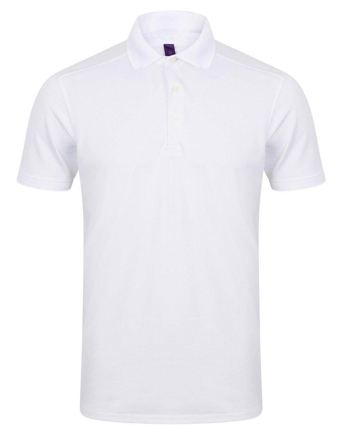 Henbury Mens Slim Fit Stretch Polo Wick Finish