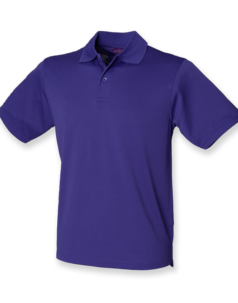 Henbury Men's Coolplus Wicking Polo Shirt - H475