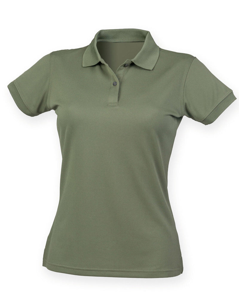 Henbury Ladies Coolplus Wicking Polo Shirt - H476