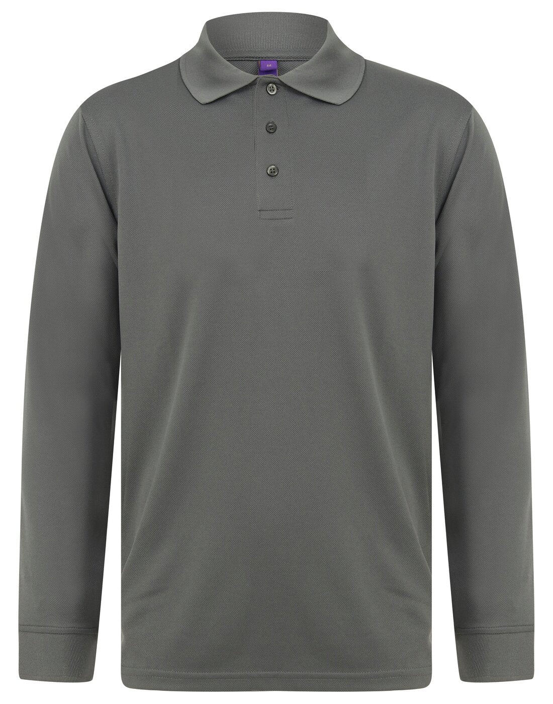 Henbury Coolplus Unisex Long Sleeve  Polo Shirt