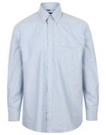 Henbury Mens Classic Long Sleeve Oxford Shirt - thumbnail 3