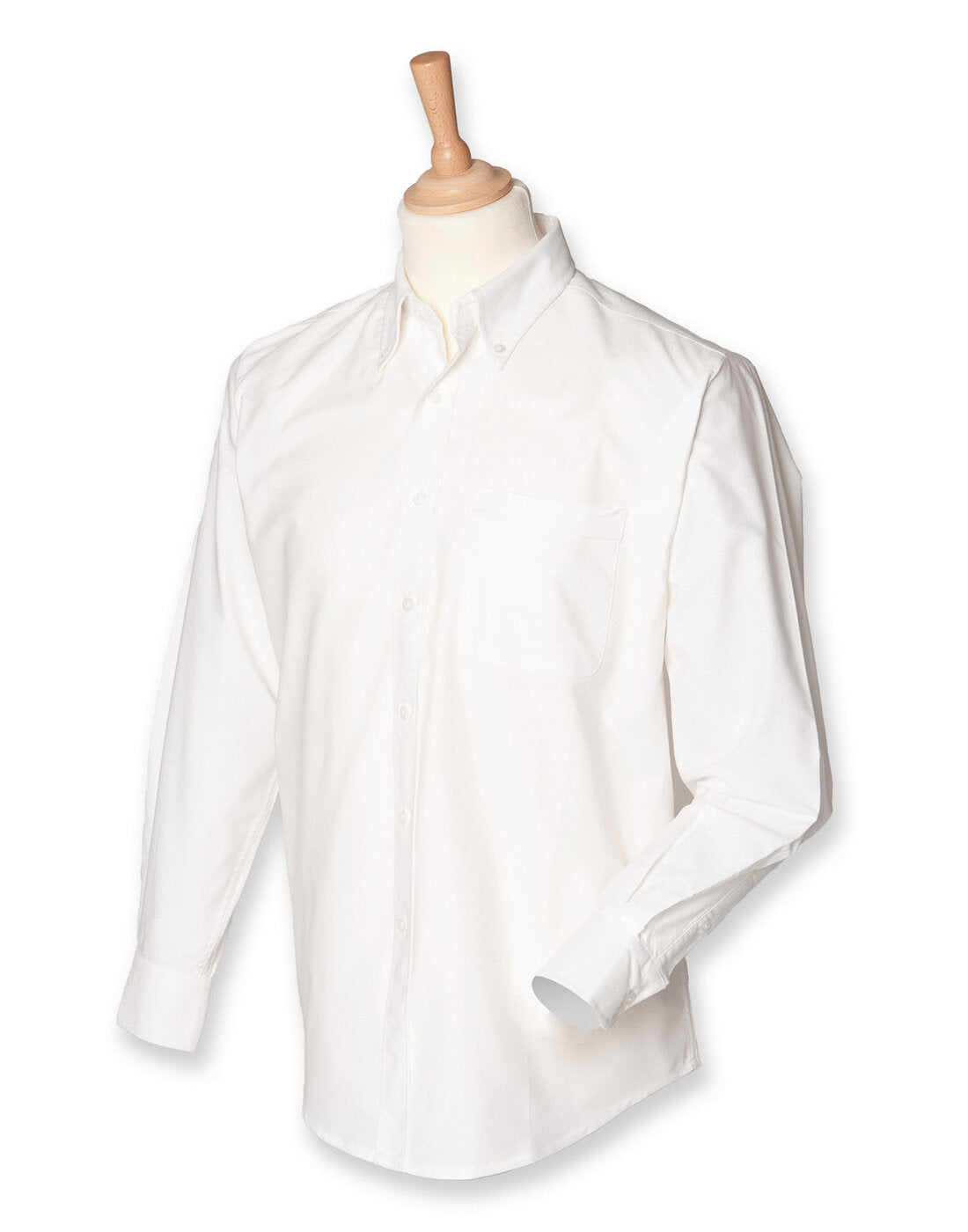 Henbury Mens Classic Long Sleeve Oxford Shirt