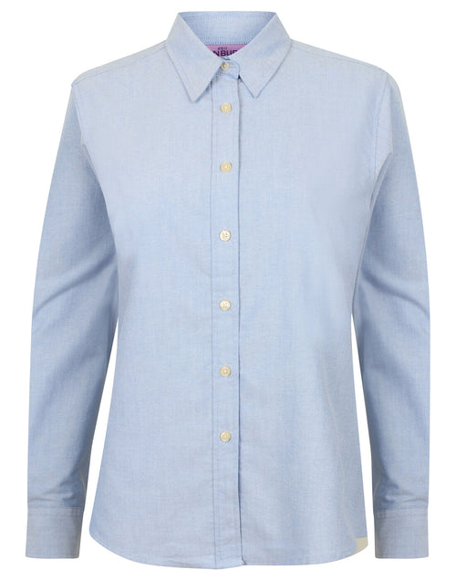 Henbury Ladies Long Sleeve Classic Oxford Shirt