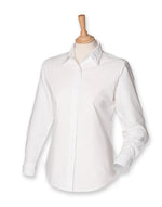 Henbury Ladies Long Sleeve Classic Oxford Shirt - thumbnail 1