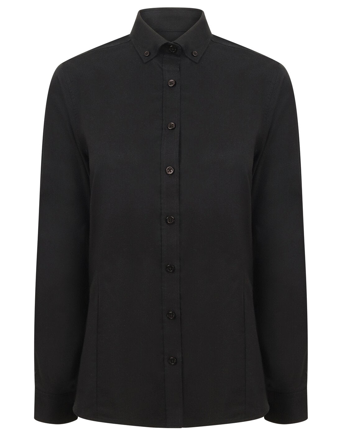 Henbury Ladies Long Sleeve Modern Oxford Shirt - Regular Fit