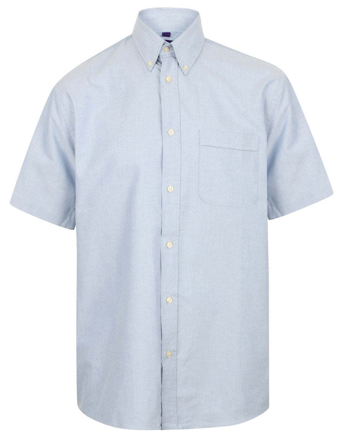 Henbury Short Sleeve Classic Oxford Shirt