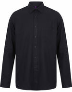 Henbury Wicking Anti Bacterial Quick Dry Long Sleeve Shirt - thumbnail 5
