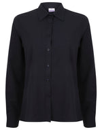 Henbury Ladies Wicking Anti Bacterial Quick Dry Long Sleeve Shirt - thumbnail 3