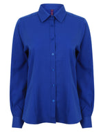 Henbury Ladies Wicking Anti Bacterial Quick Dry Long Sleeve Shirt - thumbnail 7