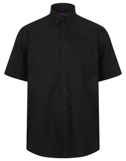 Henbury Wicking Anti-Bacterial Polyester Quick Dry Short Sleeve Shirt