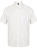 Henbury Wicking Anti-Bacterial Polyester Quick Dry Short Sleeve Shirt - thumbnail 3