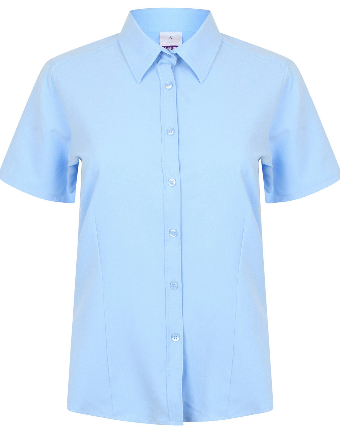 Henbury Ladies Wicking Anti-Bacterial Polyester Quick Dry Short Sleeve Shirt