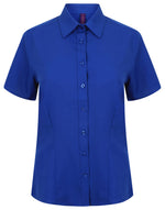 Henbury Ladies Wicking Anti-Bacterial Polyester Quick Dry Short Sleeve Shirt - thumbnail 6