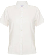 Henbury Ladies Wicking Anti-Bacterial Polyester Quick Dry Short Sleeve Shirt - thumbnail 7