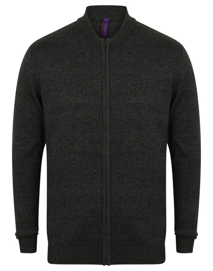 Henbury Unisex Zip Through Cardigan