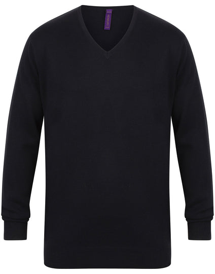 Henbury Lightweight V-Neck Jumper
