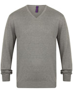 Henbury Lightweight V-Neck Jumper - thumbnail 5