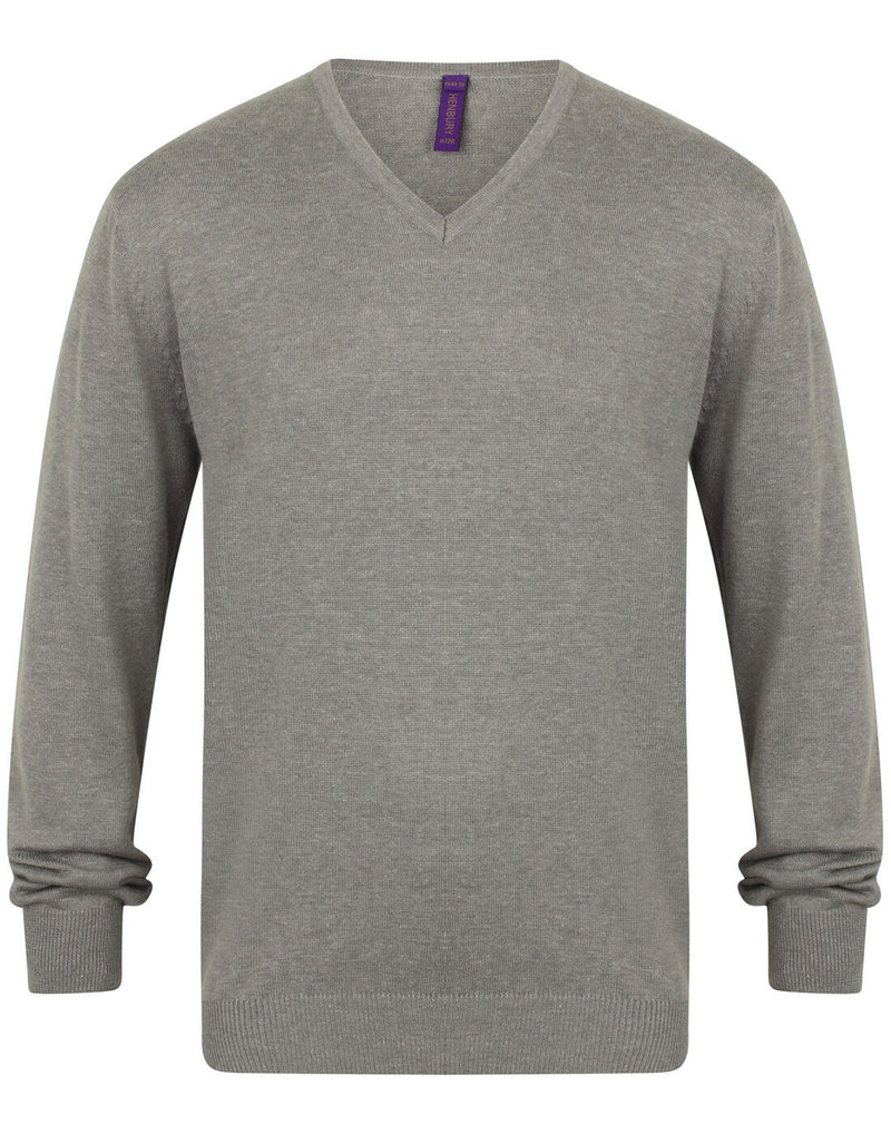 Henbury Lightweight V-Neck Jumper
