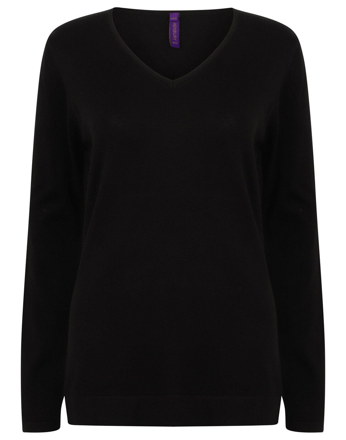 Henbury Ladies Lightweight V Neck Jumper